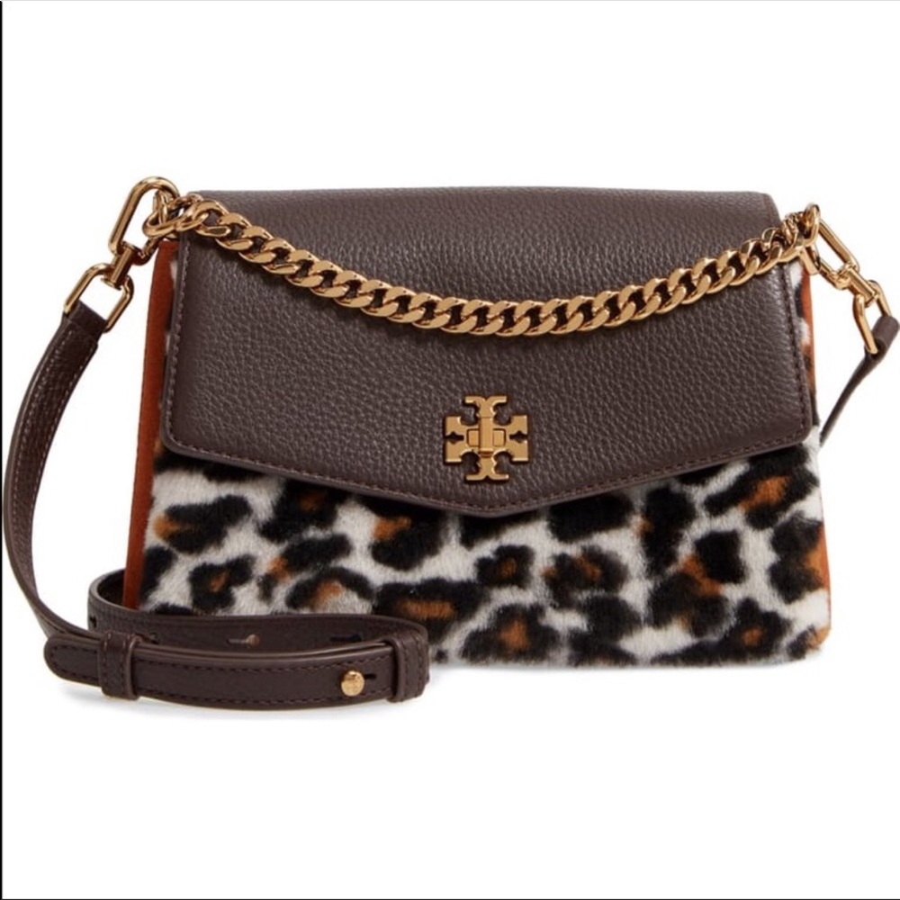 ❤️ EUC Tory Burch Kira Shearling Leopard